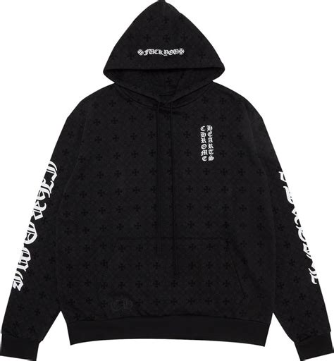 chrome hearts monogram hoodie